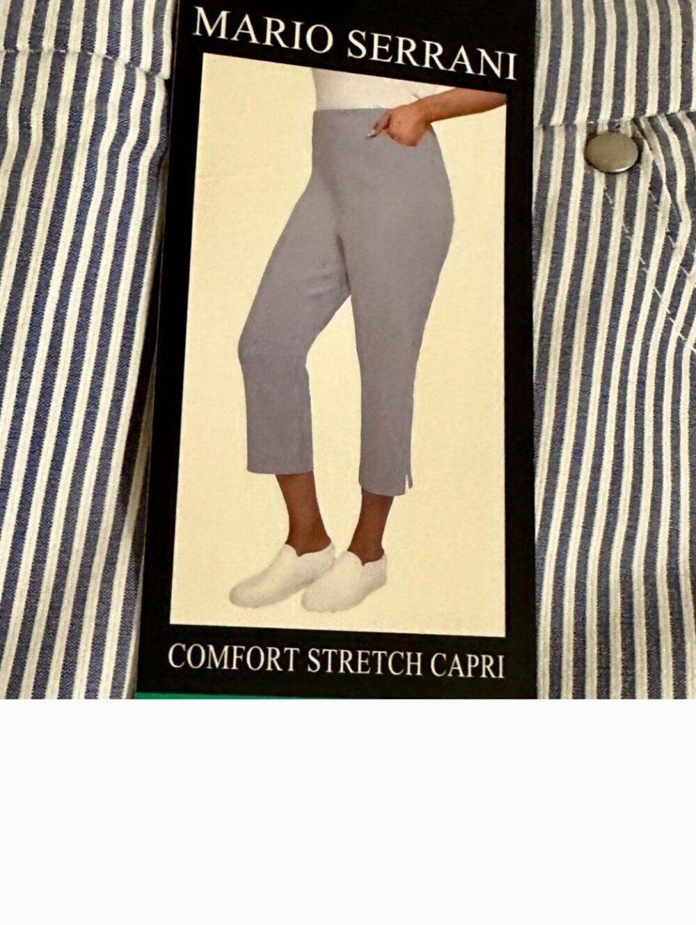 Striped High-Waisted Pants